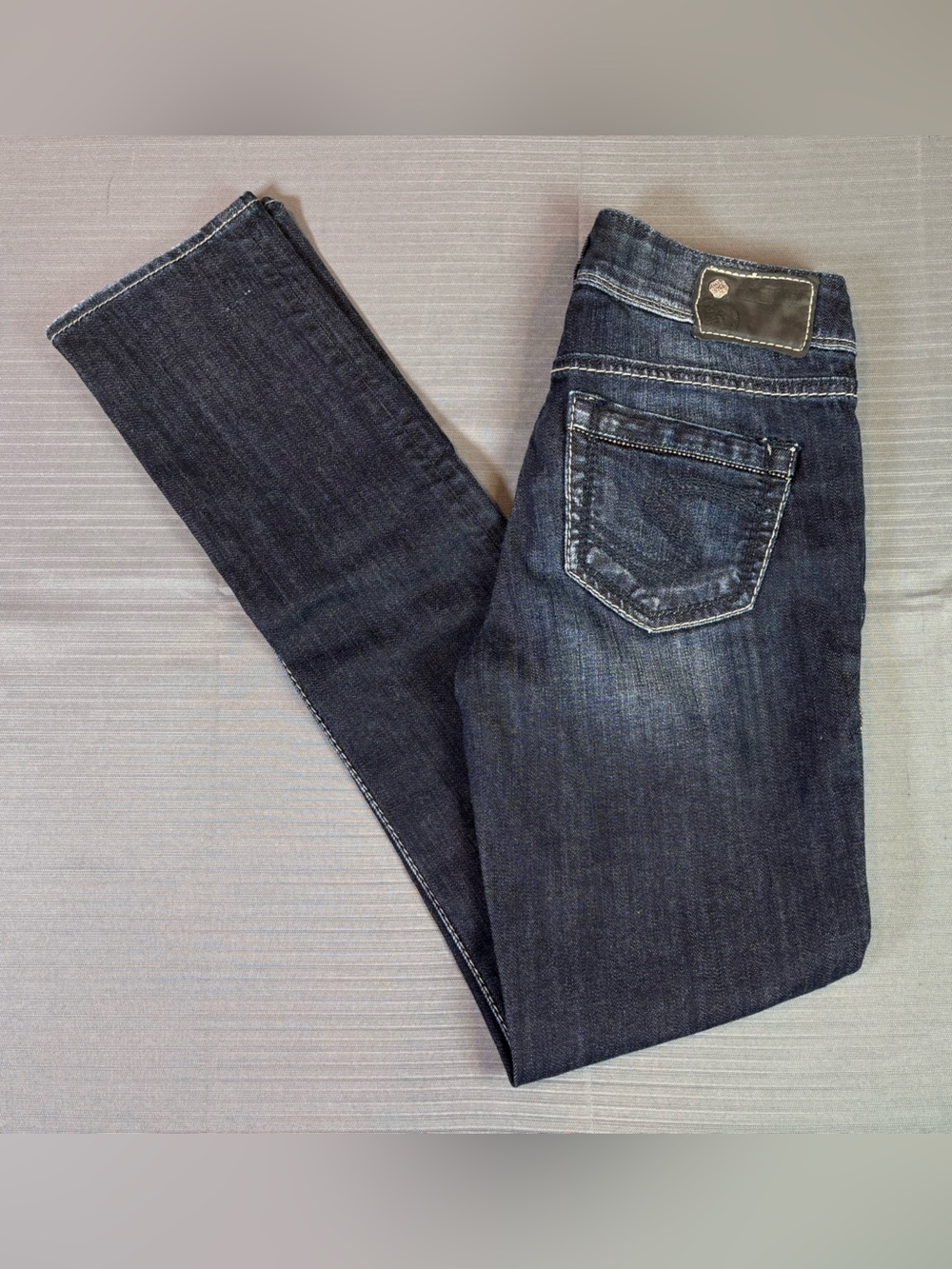 Silver Jeans Suki Slim Jeans Women’s W25 L31 Dark Wash Stretch Denim